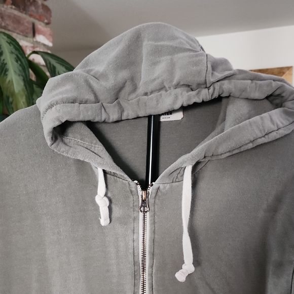 Marine Layer Women’s Sage Green Full Zip Hoodie Sweatshirt | Medium - Picture 2 of 12